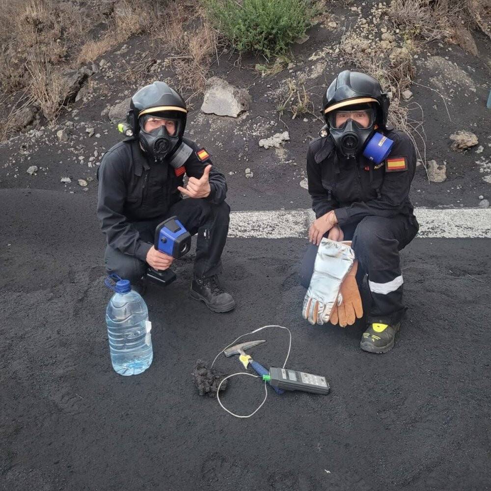 La Palma Adası’nda külden tepeler oluştu