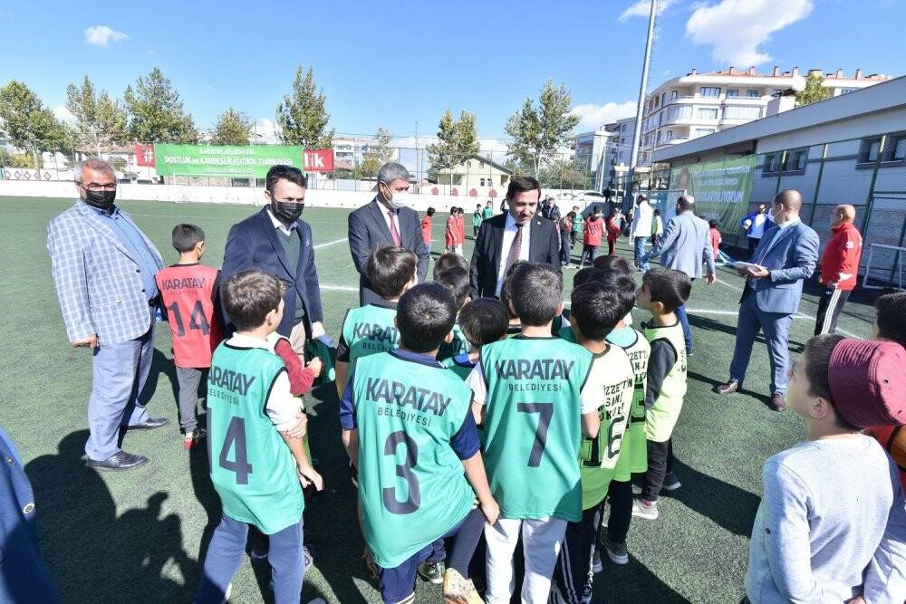 Karatay Belediyesinden “ilkokullar arası dostluk ve kardeşlik futbol turnuvası”