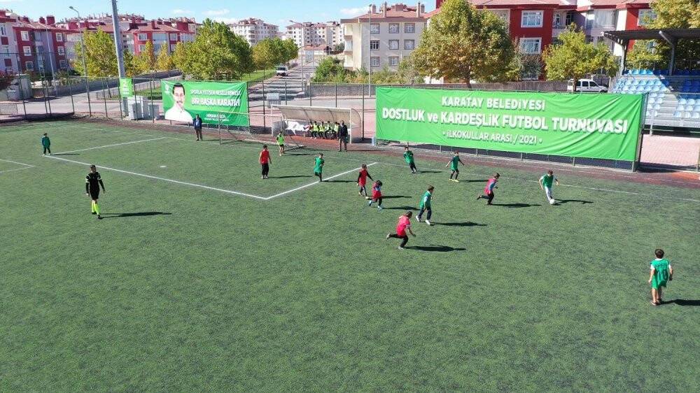 Karatay Belediyesinden “ilkokullar arası dostluk ve kardeşlik futbol turnuvası”