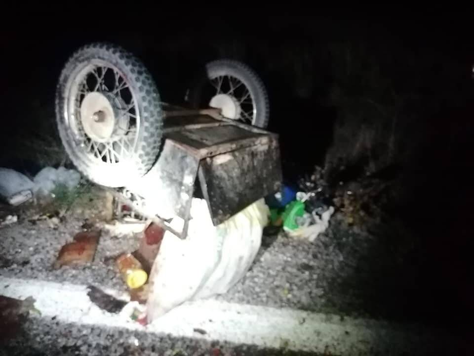 Konya’da ticari taksi ile üç tekerlekli motosiklet çarpıştı: 2 yaralı