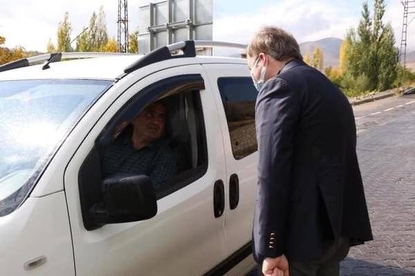 Kaymakam Yelek trafik uygulamasına katıldı