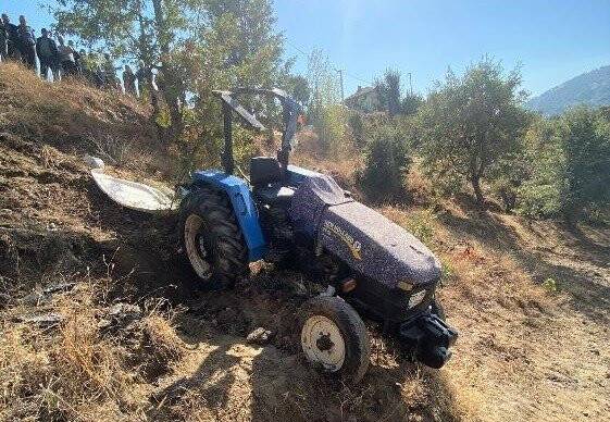 Kullandığı traktörün altında kalarak hayatını kaybetti