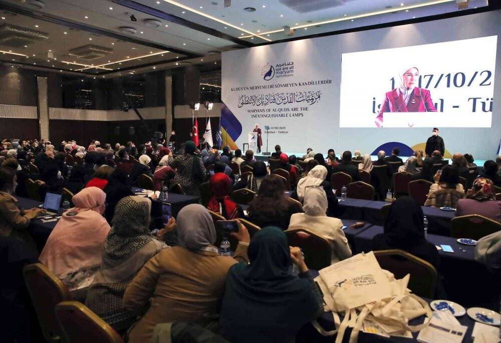 Emine Erdoğan’ın gözyaşları Filistinli çocuklar için aktı