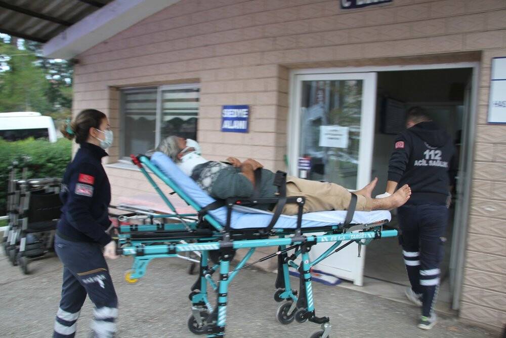 Kontrolden çıkan tır yan yattı: 2 yaralı
