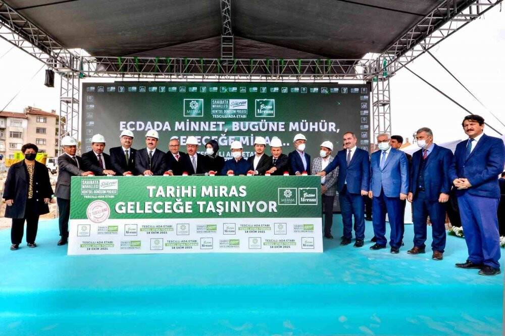 Meram’da Şükran Kentsel Dönüşüm Projesi’nde ilk temel atıldı