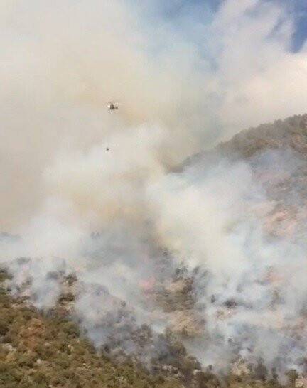 Anamur’da orman yangını