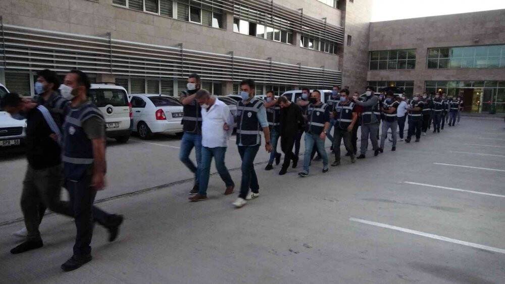 Suç örgütü çökertildi: 14 gözaltı