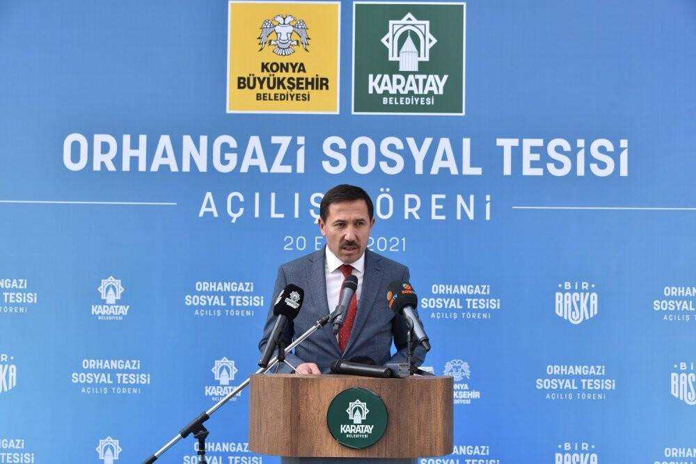Karatay’a kazandırılan Orhangazi Sosyal Tesisi’nin açılışı yapıldı