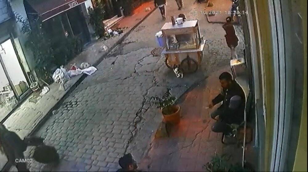 Akıl almaz olay kamerada