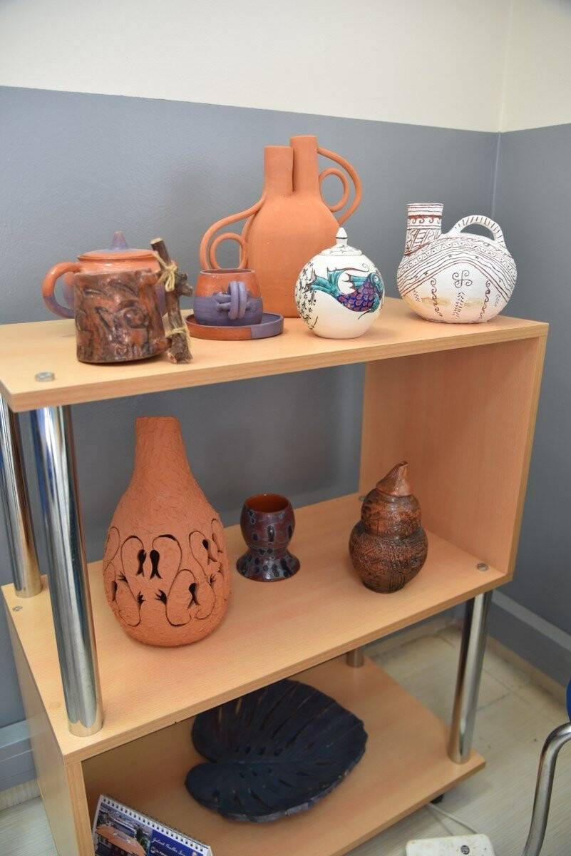 Çamuru sanat eserine dönüştürüyorlar