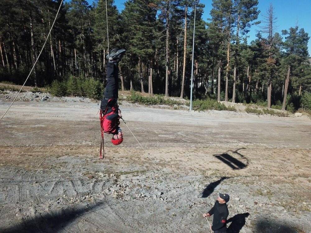 Jandarma arama kurtarma ekiplerinden kış tatbikatı