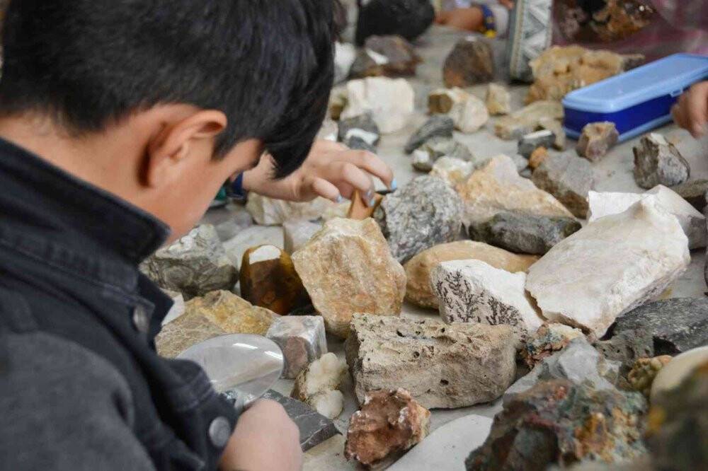 Mineraller, kayaçlar, ve fosillerin gizemi