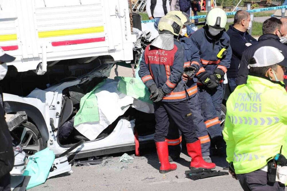 Başkentte feci kaza: 1 kişi hayatını kaybetti