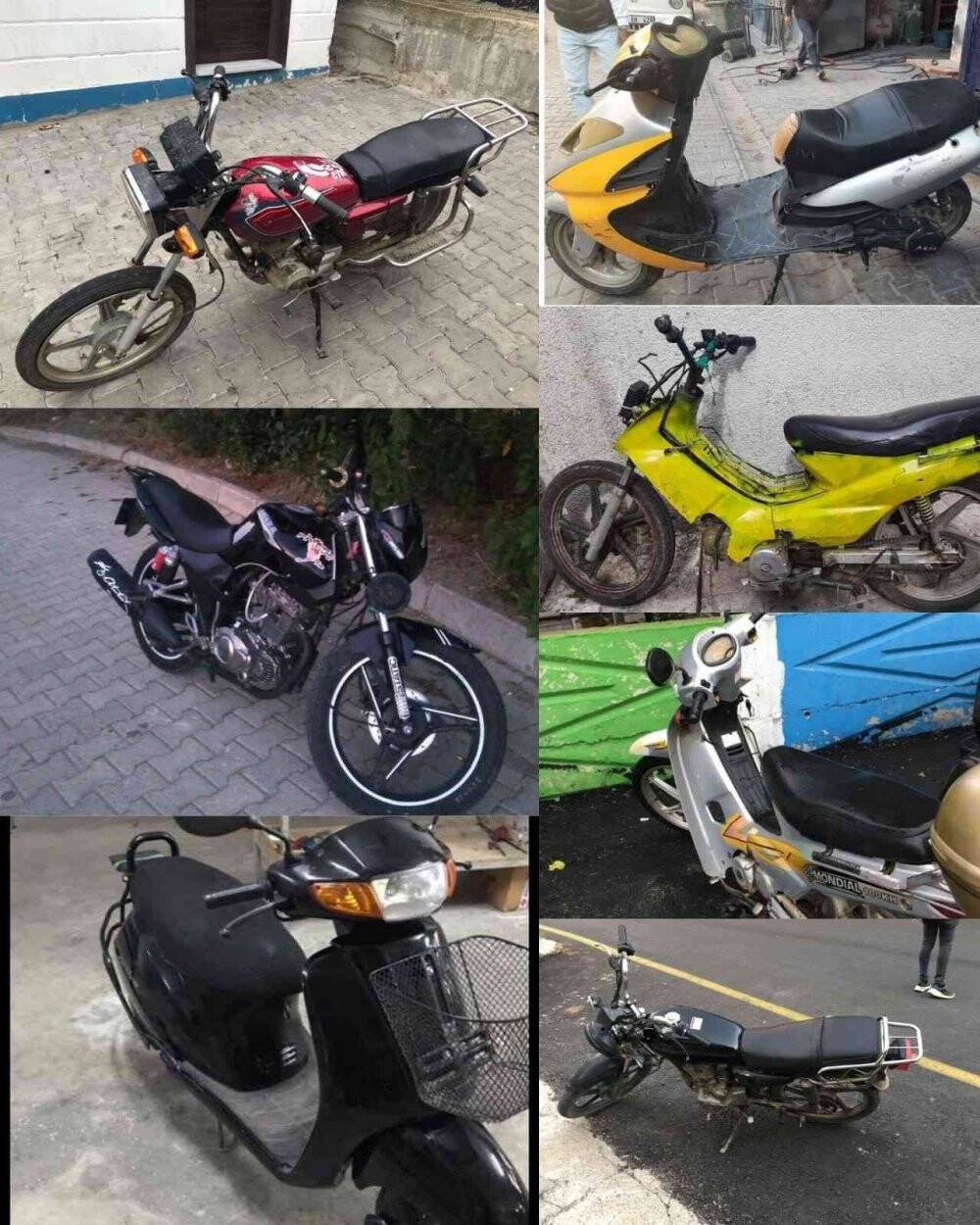 Motosiklet hırsızlıkları kamerada: 14 kişi yakalandı