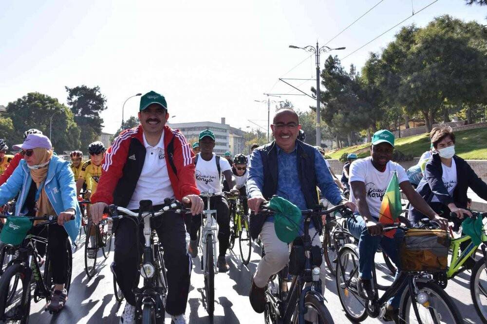 Konya Bisiklet Festivali’nde bisiklet turu coşkusu