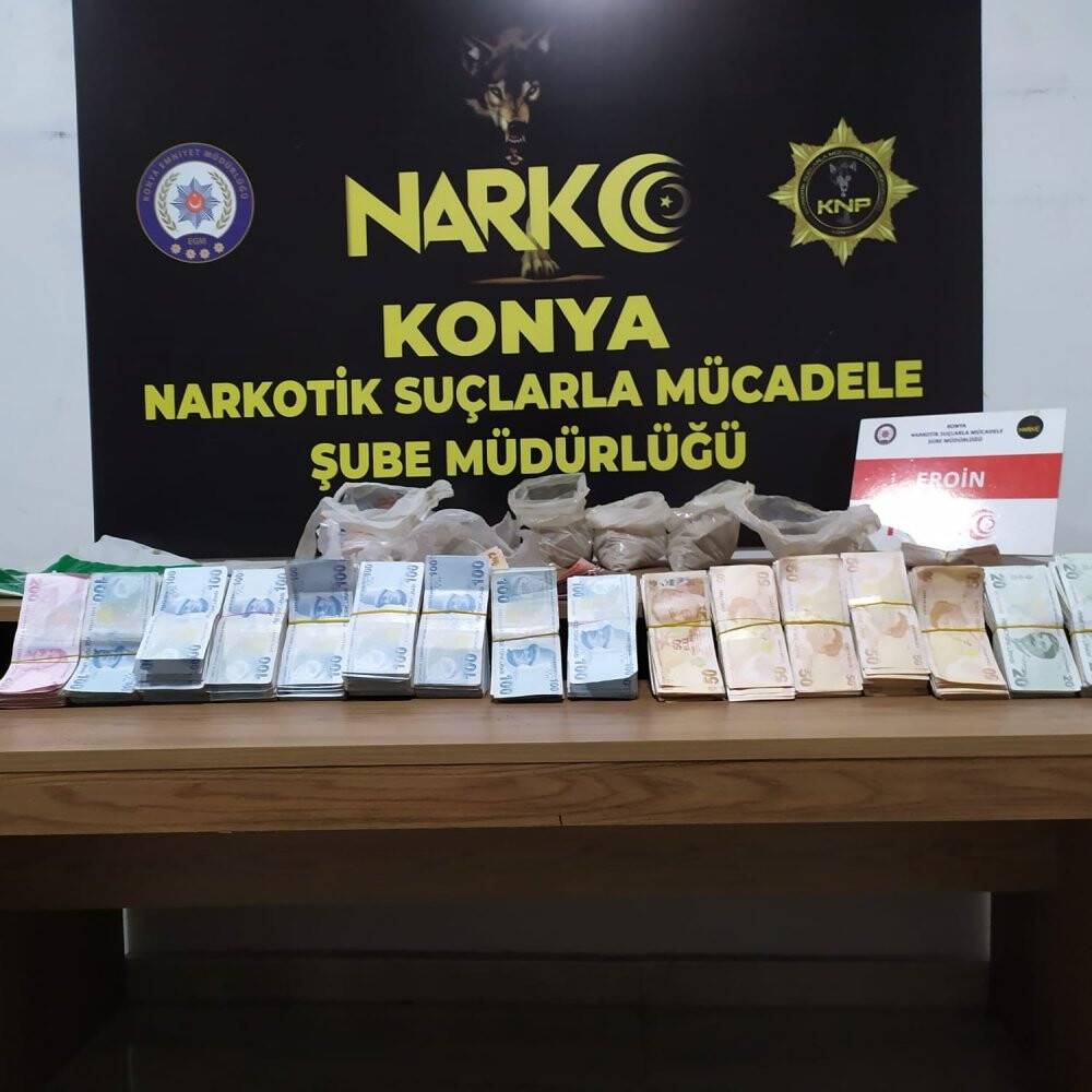 Konya’da uyuşturucu operasyonu: 6 gözaltı