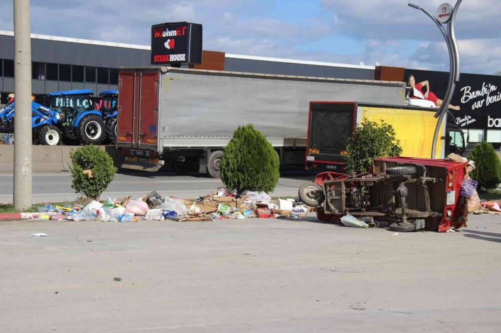 Akaryakıt istasyonundaki feci kaza kamerada