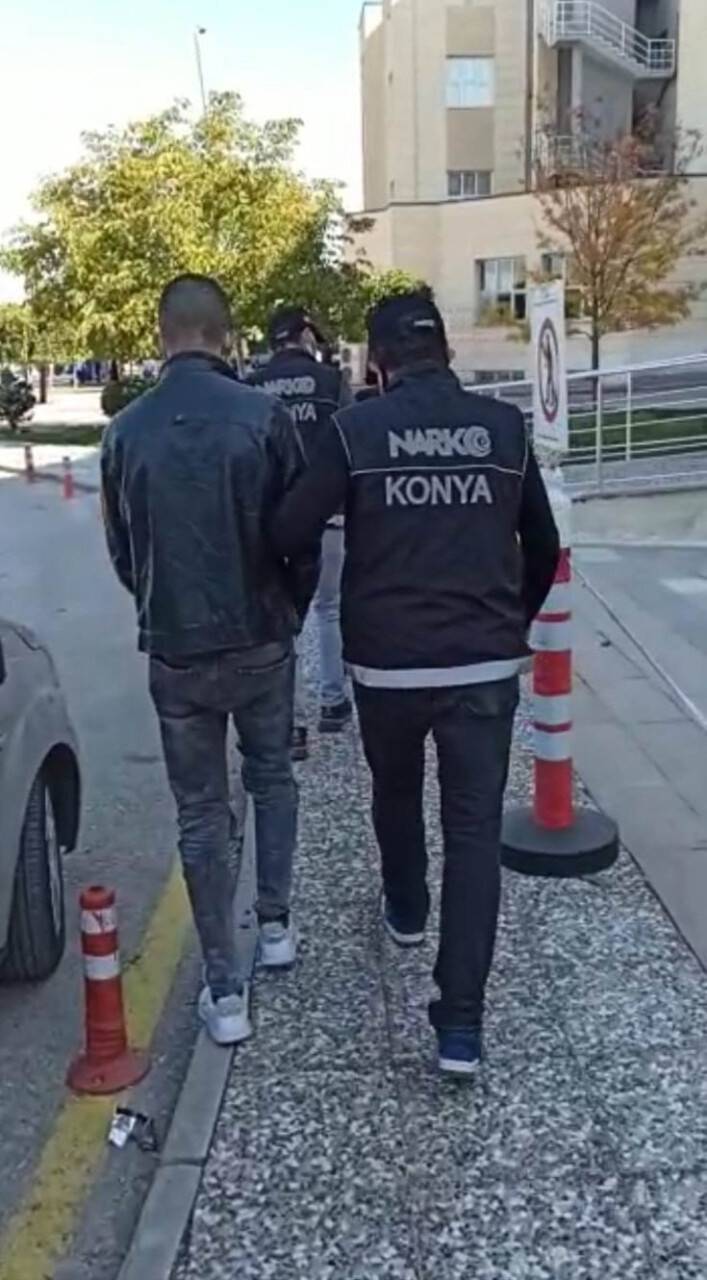 Konya’da uyuşturucu operasyonu: 5 tutuklama