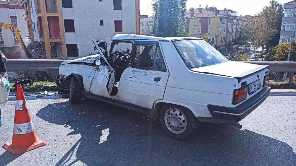 Korkutan kaza: 1 yaralı