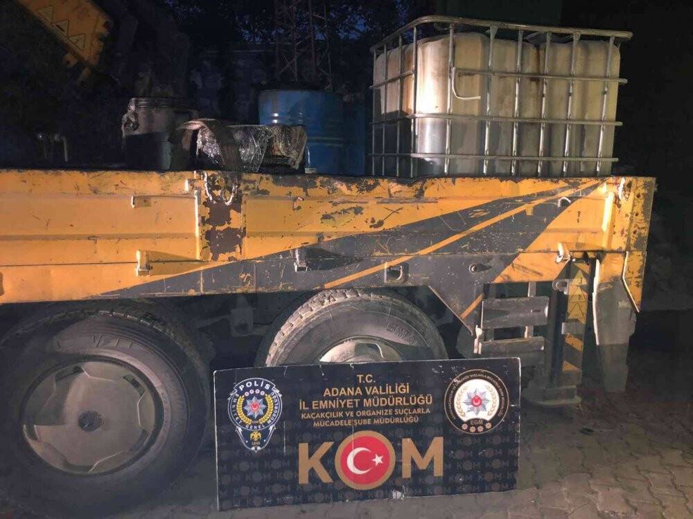 Kaçak akaryakıt üretim tesisine baskın