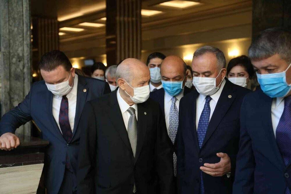 MHP Genel Başkanı Bahçeli: “Zalim bir üst akıl hem büyükelçileri hem zillet ittifakını dürte dürte harekete geçirmiştir”