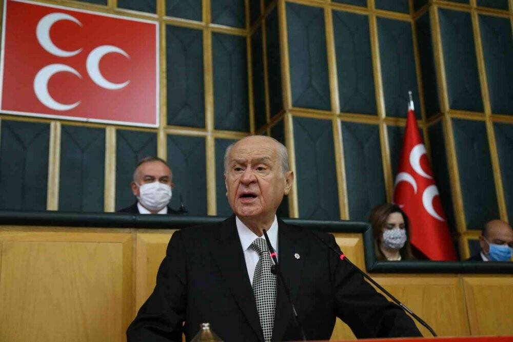 MHP Genel Başkanı Bahçeli: “Zalim bir üst akıl hem büyükelçileri hem zillet ittifakını dürte dürte harekete geçirmiştir”