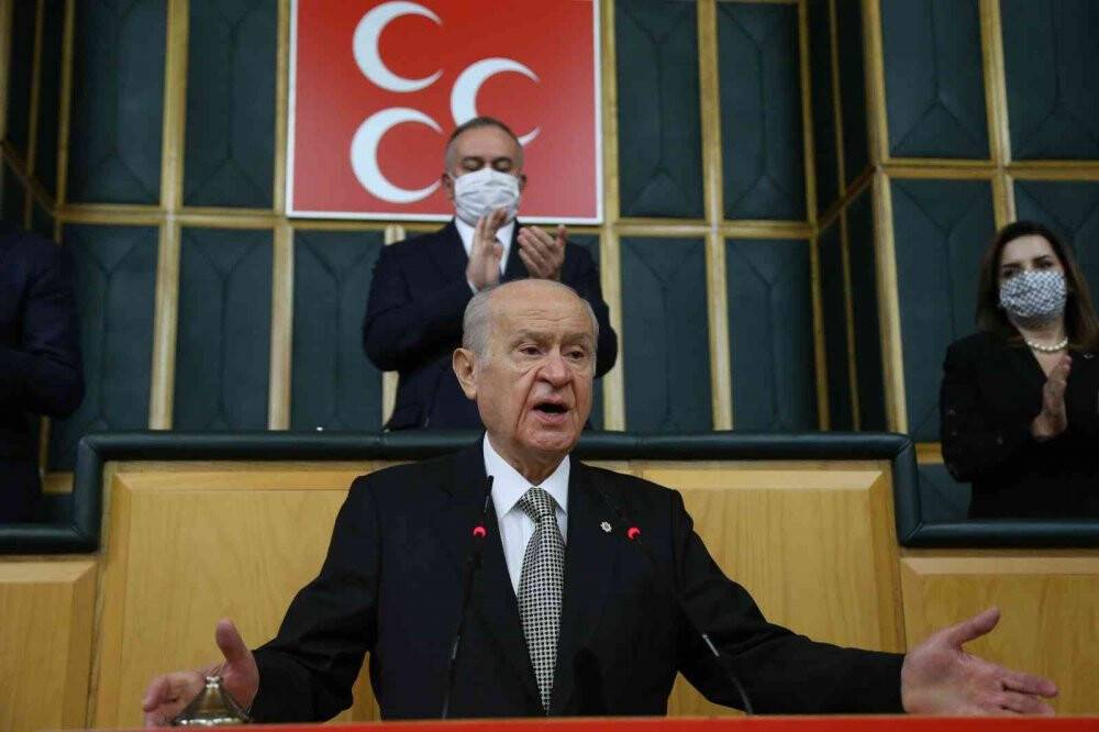 MHP Genel Başkanı Bahçeli: “Zalim bir üst akıl hem büyükelçileri hem zillet ittifakını dürte dürte harekete geçirmiştir”