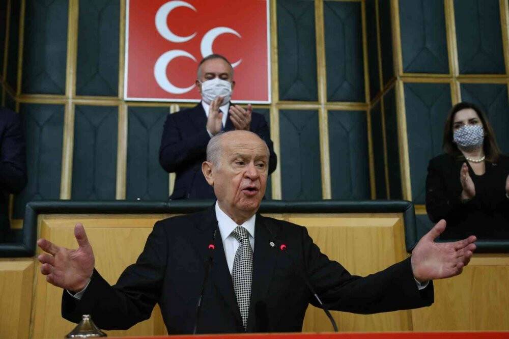 MHP Genel Başkanı Bahçeli: “Zalim bir üst akıl hem büyükelçileri hem zillet ittifakını dürte dürte harekete geçirmiştir”