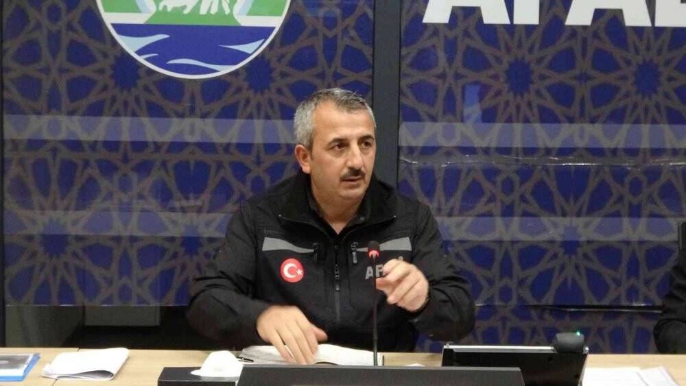 AFAD Başkanı Yunus Sezer Rize’de