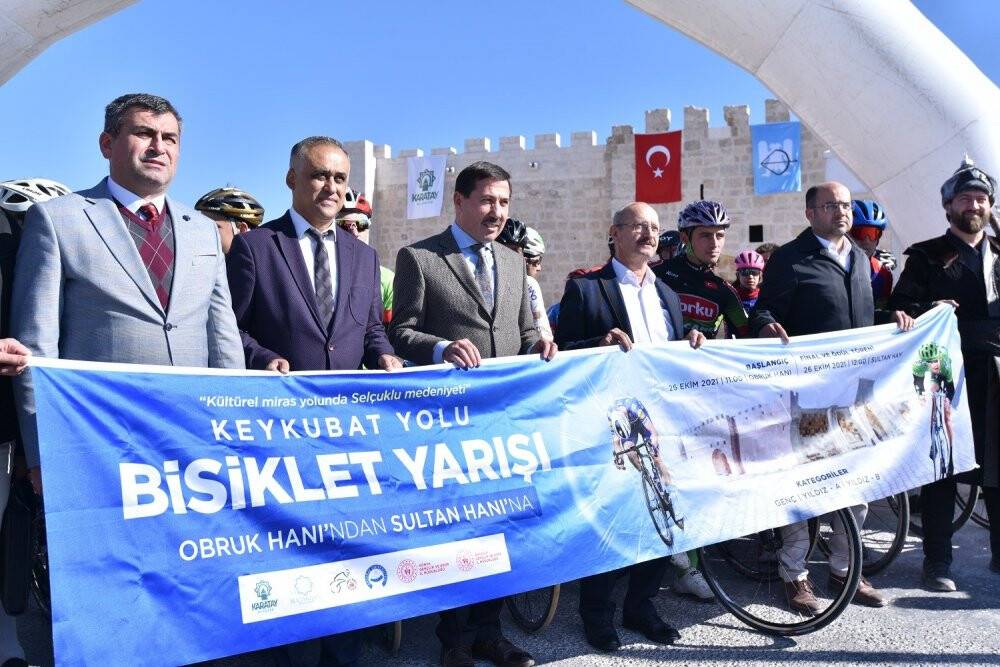 Konya ve Aksaray’da 'Keykubat Yolu Bisiklet Yarışı' gerçekleştirildi