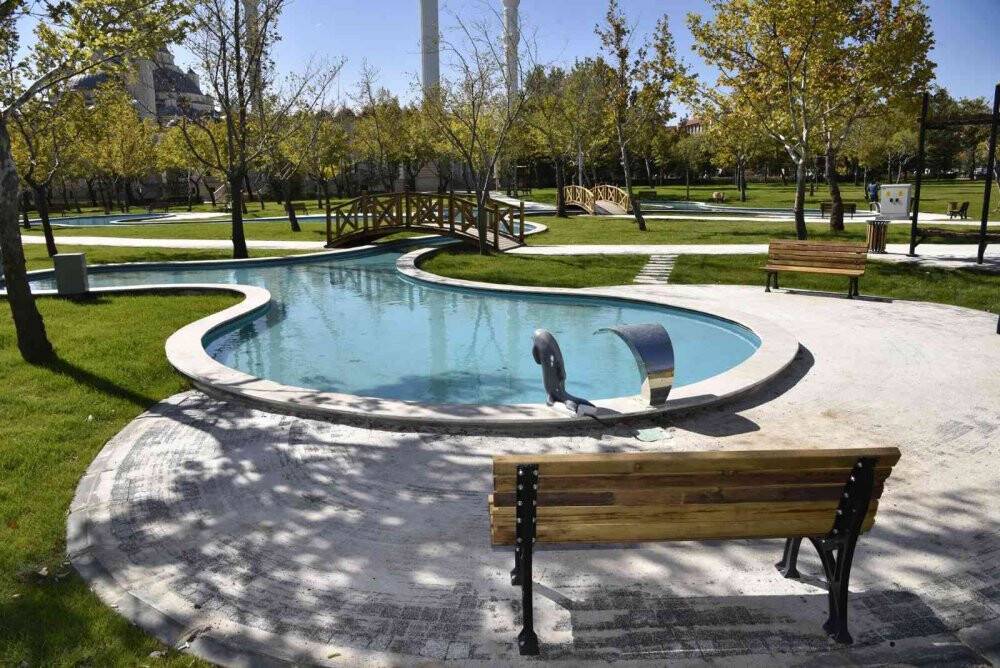 Selçuklu Belediyesinin SÜ kampüsünde yaptığı Merve Mercan Parkı tamamlandı