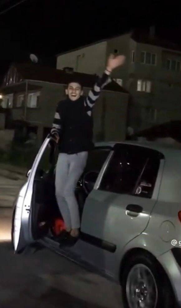 Asker konvoyunda yaptığı ile şaşkına çevirmişti, ehliyetine el konuldu