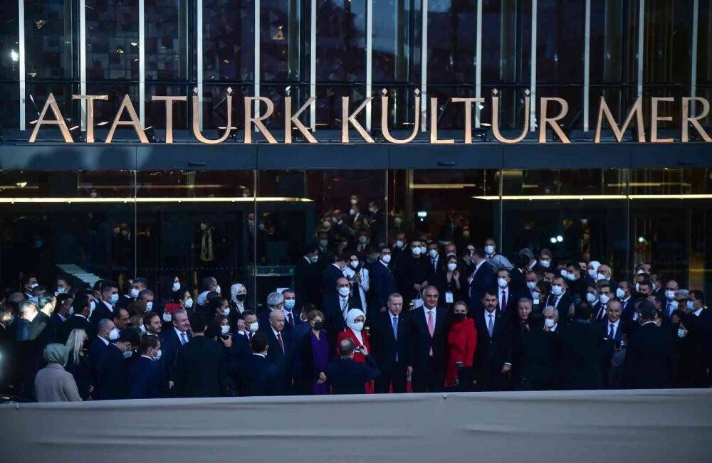 Cumhurbaşkanı Erdoğan, Atatürk Kültür Merkezi'nin açılışını gerçekleştirdi