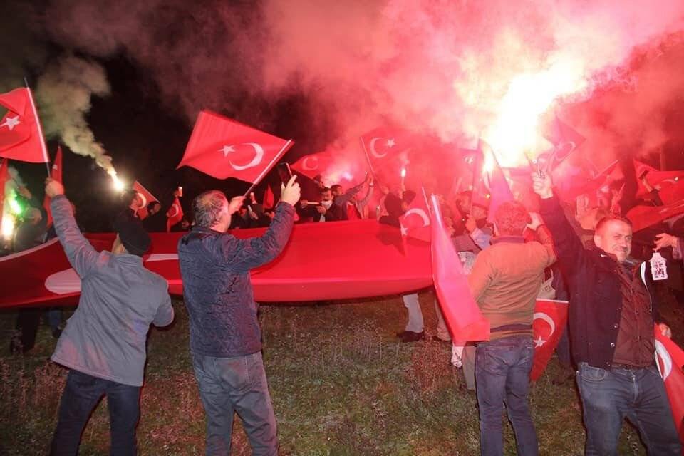 80 yaşındaki Kadriye Teyze Andımız’ı okudu
