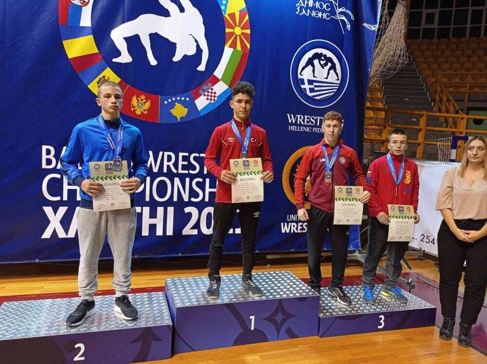 Balkan şampiyonu olan Konyalı milli güreşçi, sözünü tuttu