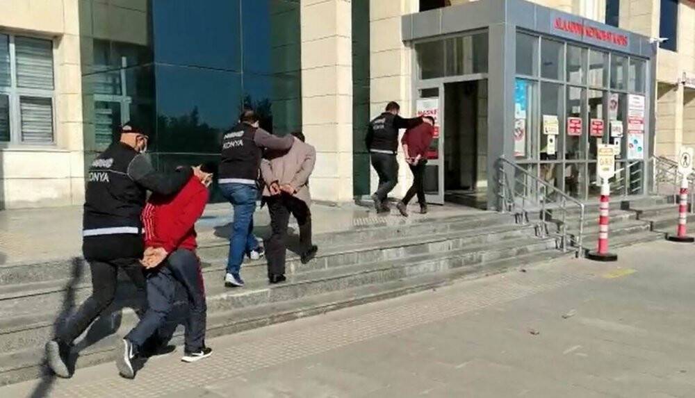 Konya’da uyuşturucu operasyonu: 11 gözaltı