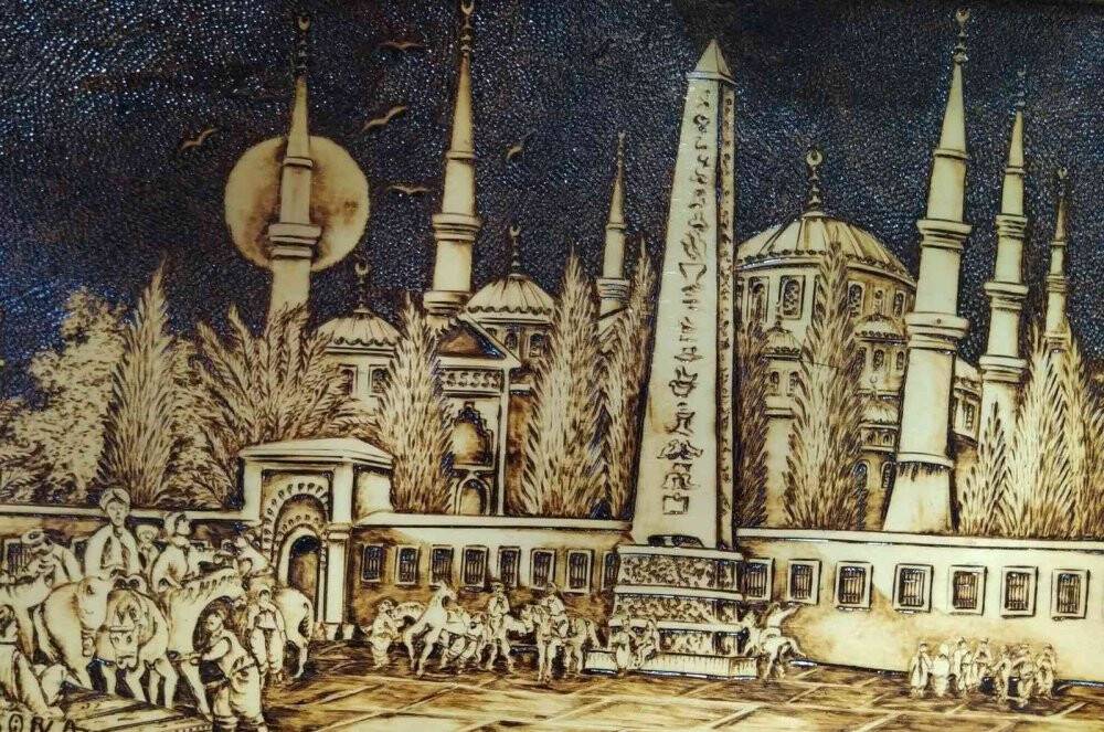 Ayasofya’yı sanata dönüştürdü