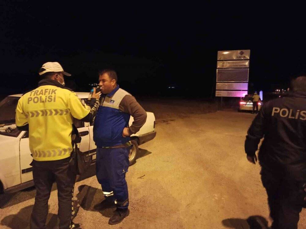 Polisten sürücülere şok ’alkol’ denetimi