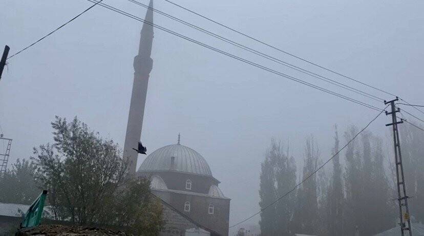 Ağrı’da yoğun sis etkili oldu