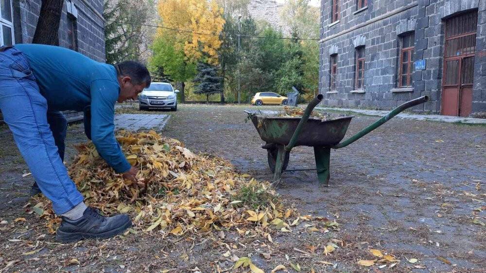 Kars’ta kartpostallık sonbahar görüntüleri
