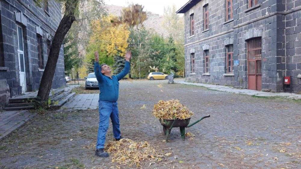 Kars’ta kartpostallık sonbahar görüntüleri
