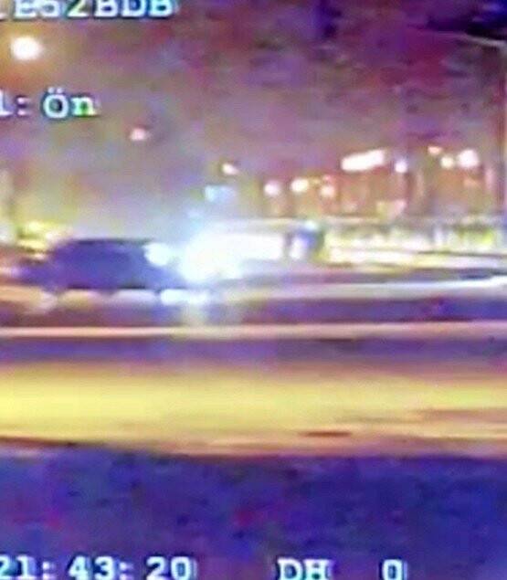 Konya'da drift atan sürücü radar aracının kamerasına yakalandı