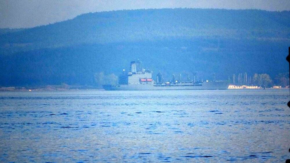 ABD savaş gemisi Çanakkale Boğazı’ndan Marmara’ya çıktı