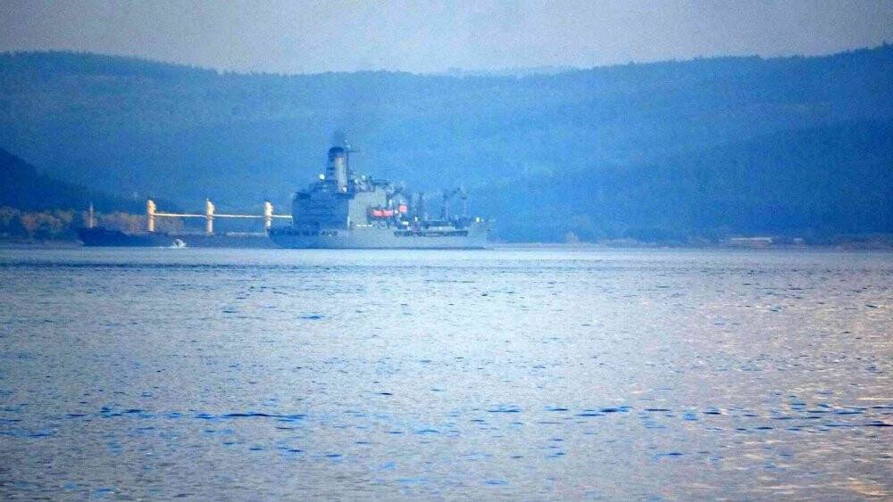 ABD savaş gemisi Çanakkale Boğazı’ndan Marmara’ya çıktı