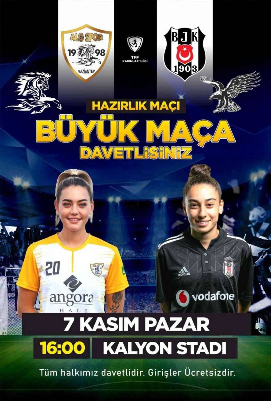 ALG Spor hazırlık maçında Beşiktaş’ı konuk edecek