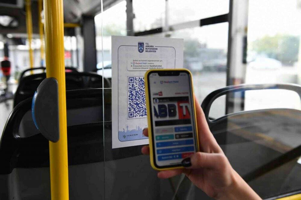 Başkent’te karekod anket dönemi başladı