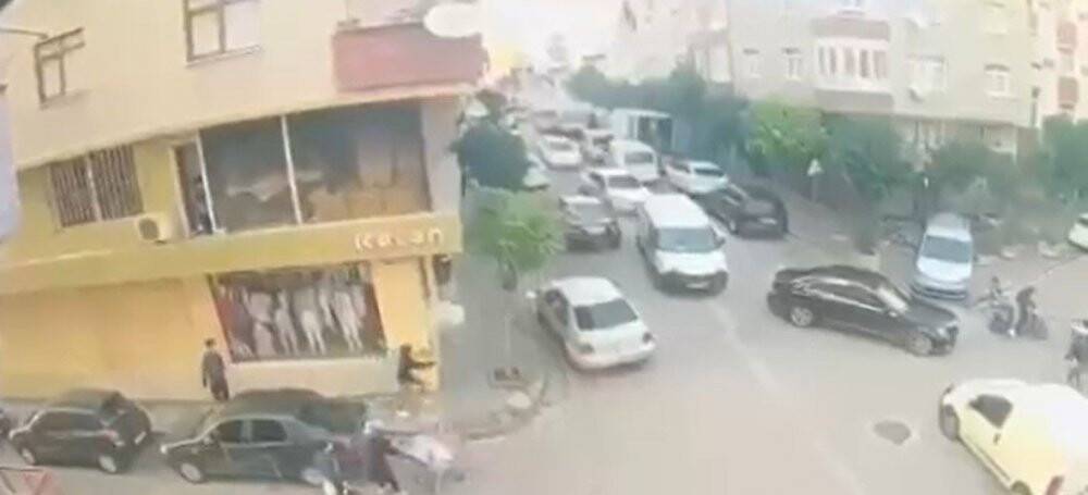 Cinayet anı kamerada