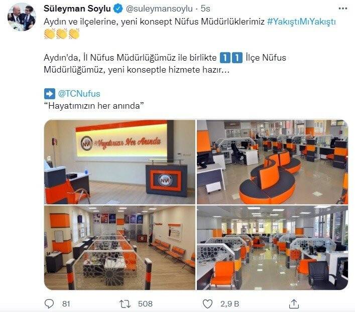 İçişleri Bakanı Soylu’dan Aydınlılara ’hayırlı olsun’ paylaşımı