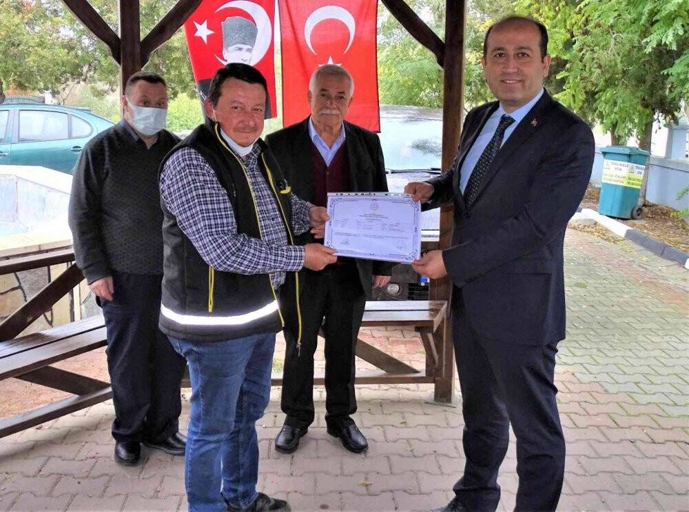 Sürü yönetimi elemanı kursunu tamamlayanlara sertifika verildi