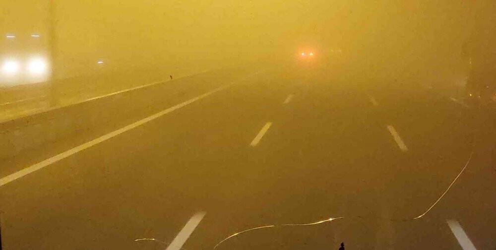 İstanbul-Tekirdağ yolu sise teslim: Göz gözü görmüyor